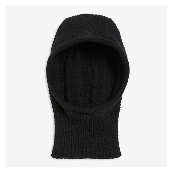 Knit Face Cover - JF Black