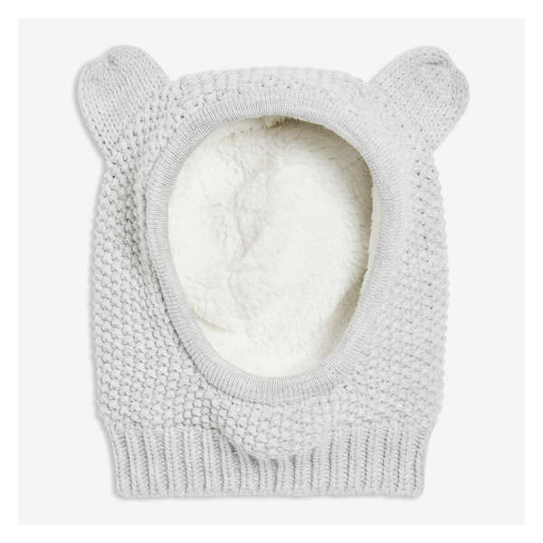 Baby Boys' Knit Face Cover - Grey