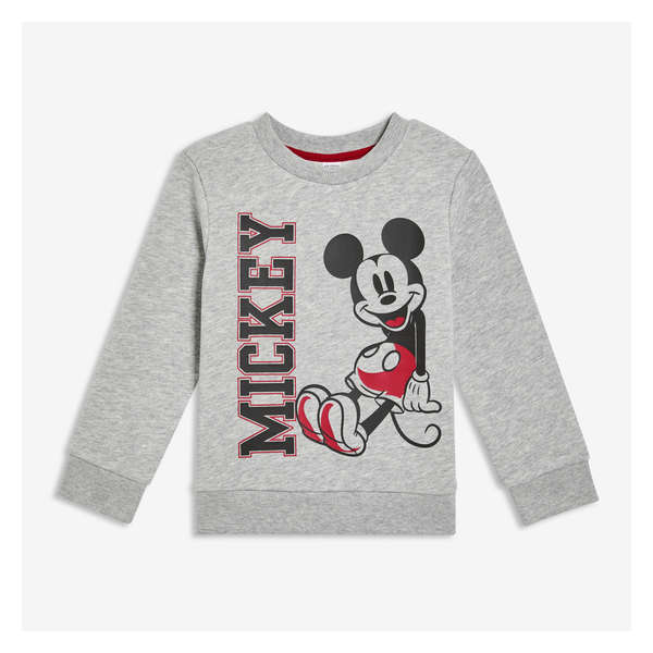 Toddler Boys' Disney Mickey Mouse Popover - Light Grey Mix