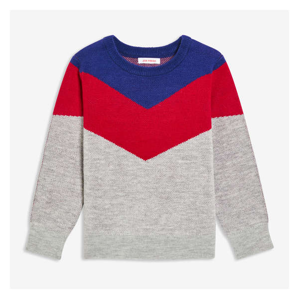 Toddler Boys' Graphic Sweater - Blue
