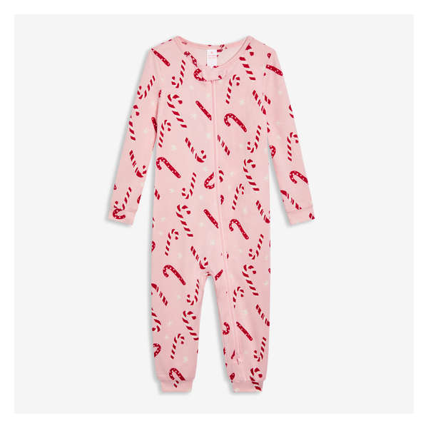 Baby Girls' Double-Zip Sleeper - Light Pink