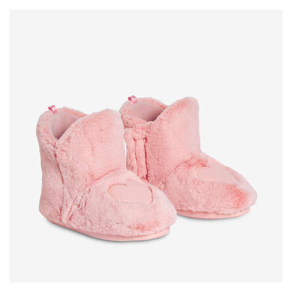 Kid Girls' Pull-On Slippers - Pink