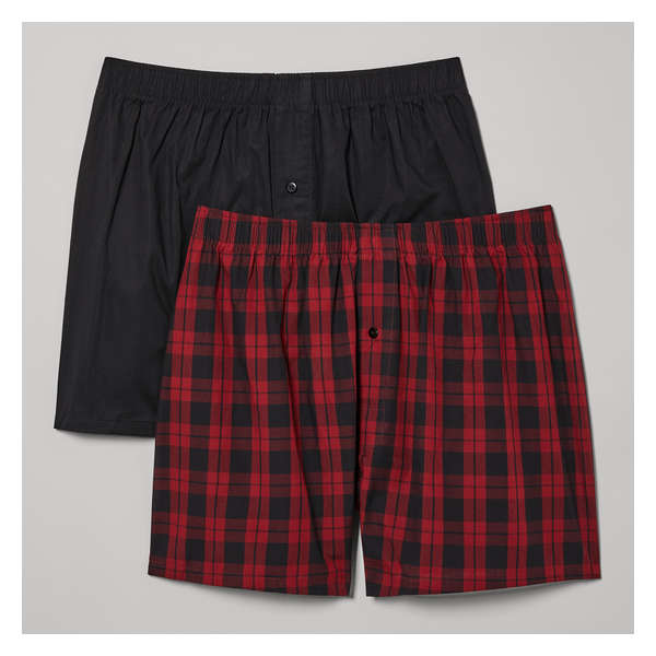 Ensemble de 2 caleçons boxeur pour hommes - Imprimé 1
