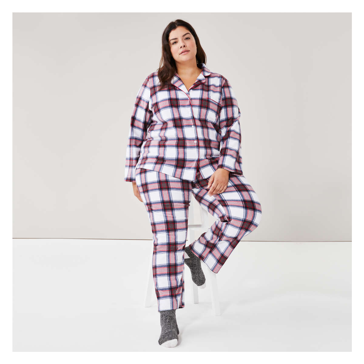 Joe fresh flannel online pajamas