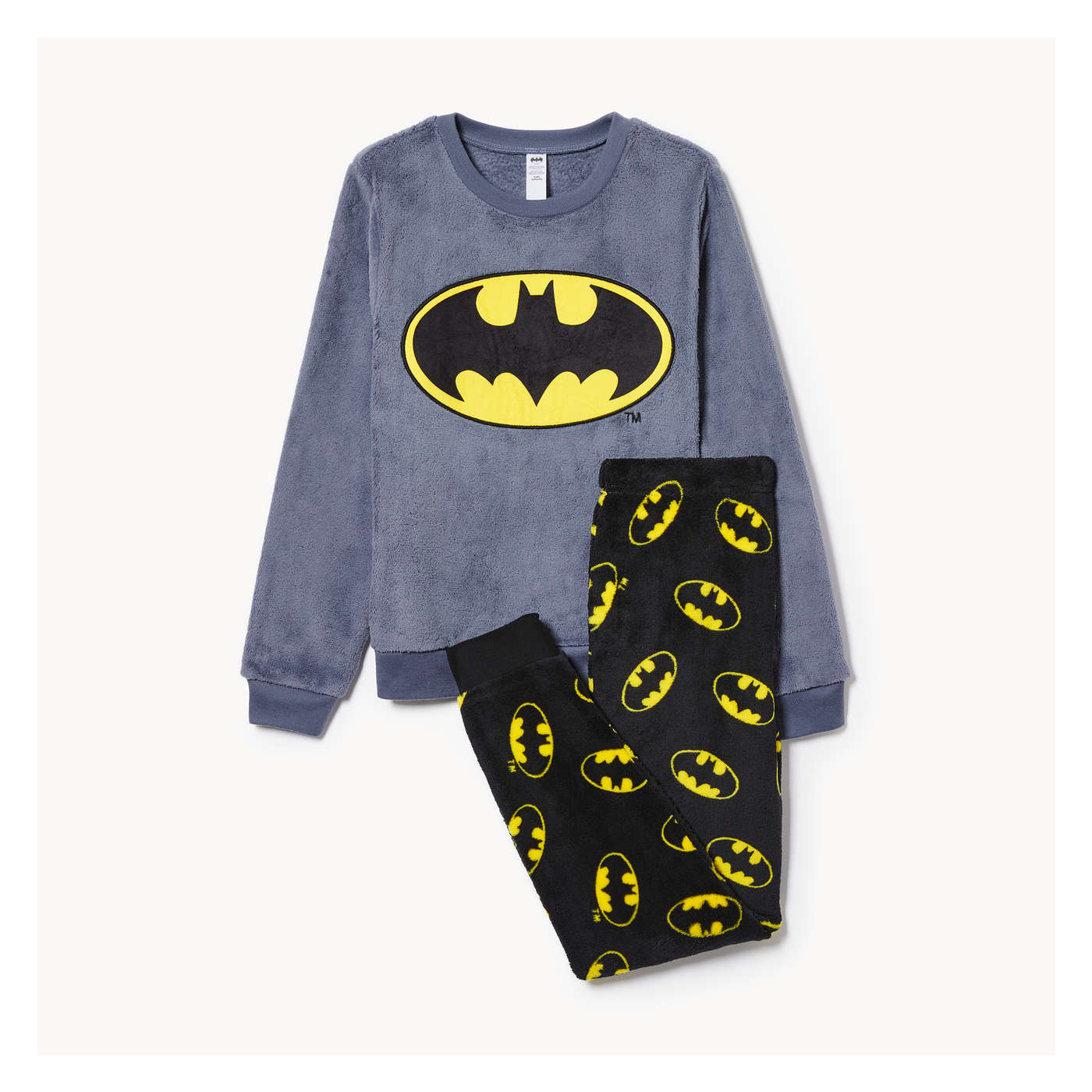 Kid Boys 2 Piece Batman Pajama Set