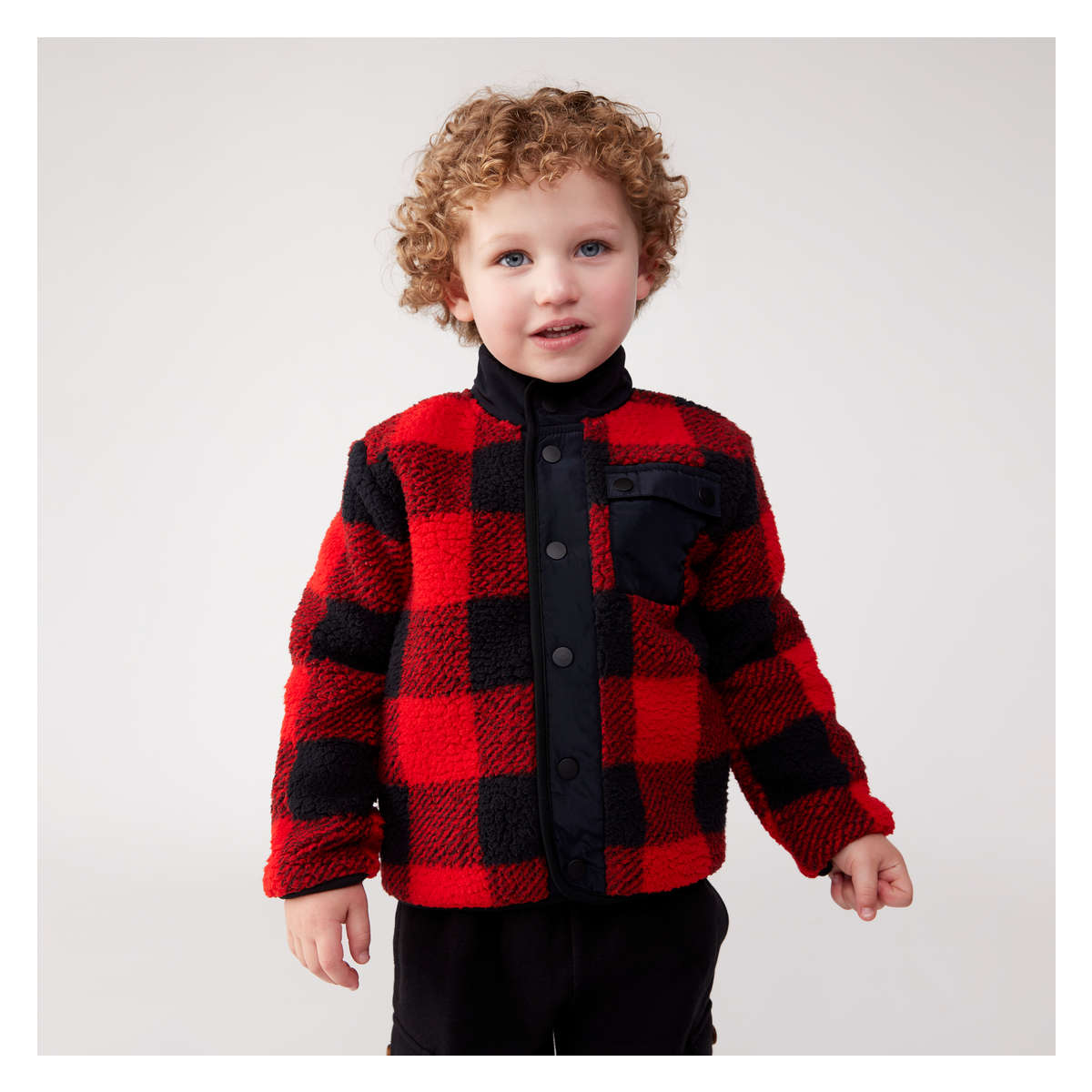 Toddler Boys Fleece Jacket in Red from Joe Fresh