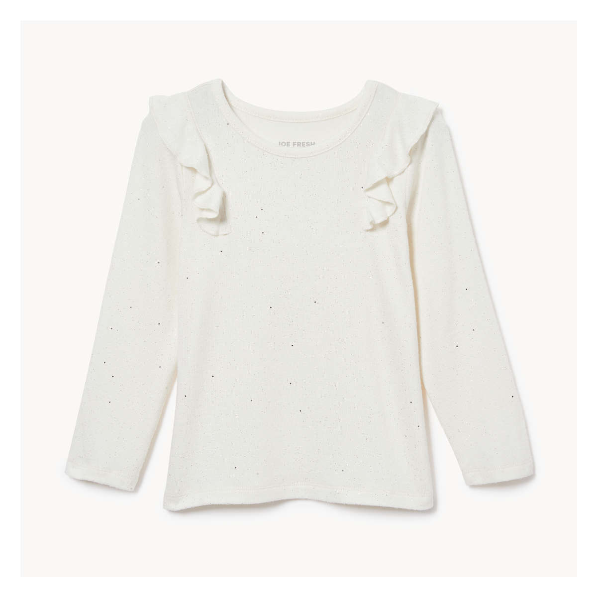 girls ruffle sleeve top