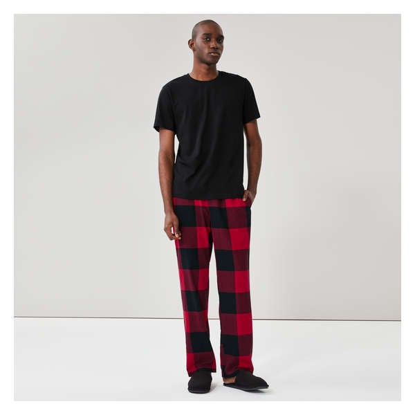 Mens fleece pajama set sale