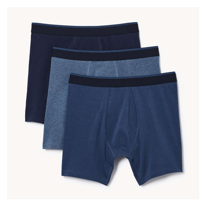 Men's 3 Pack Boxer Briefs - Navy