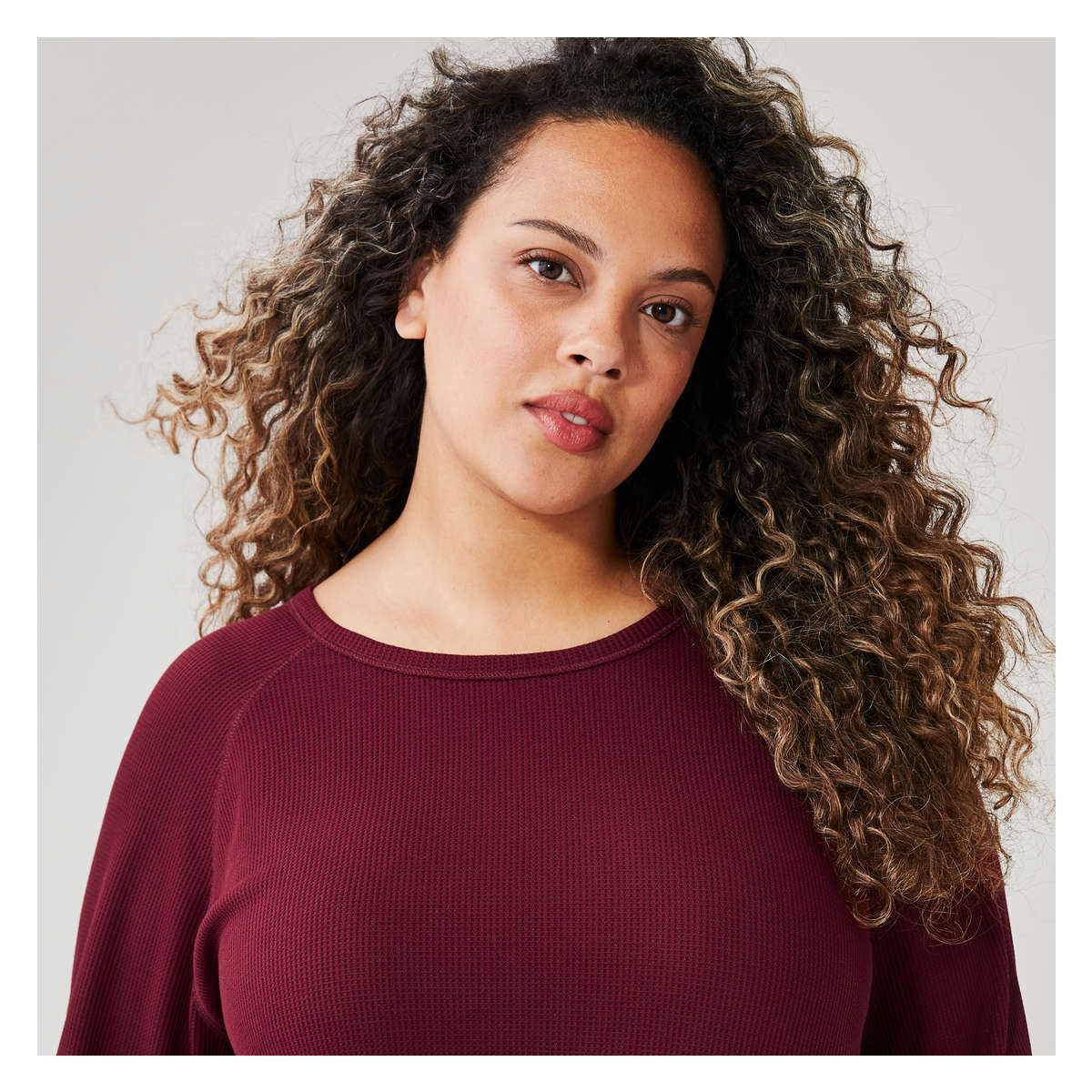 Waffle knit pajama top deals
