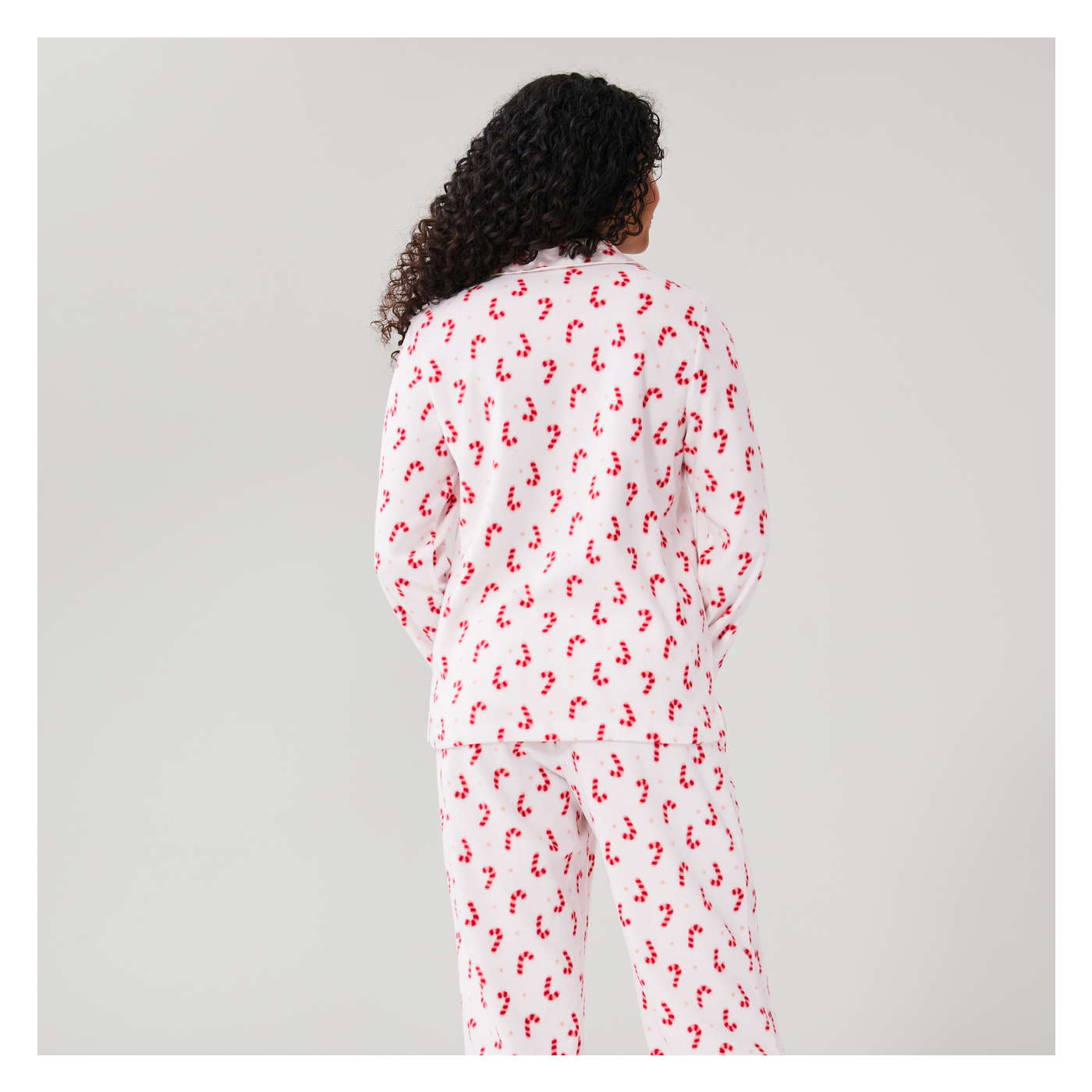 Festive Fleece Sleep Set in Cream from Joe Fresh