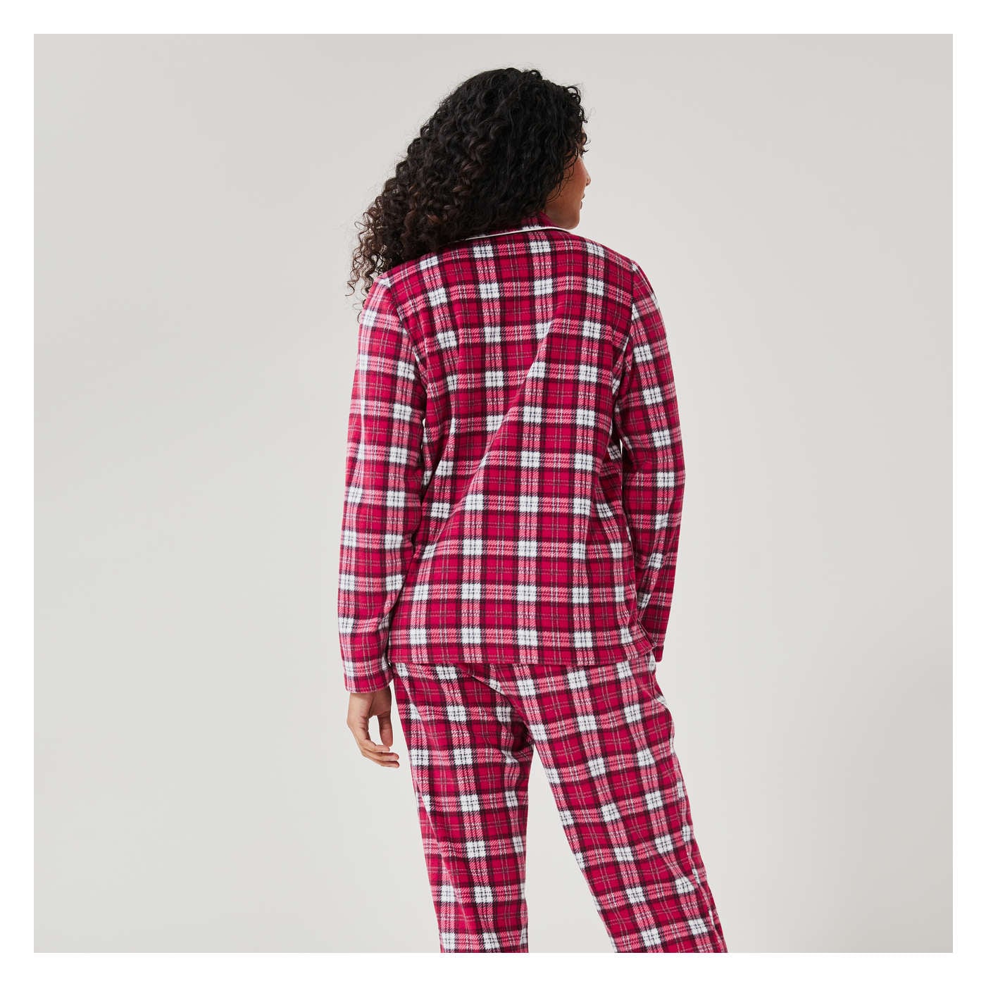 Festive Fleece Sleep Set in Red from Joe Fresh