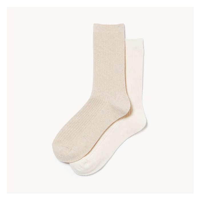 Women's 2 Pack Crew Socks