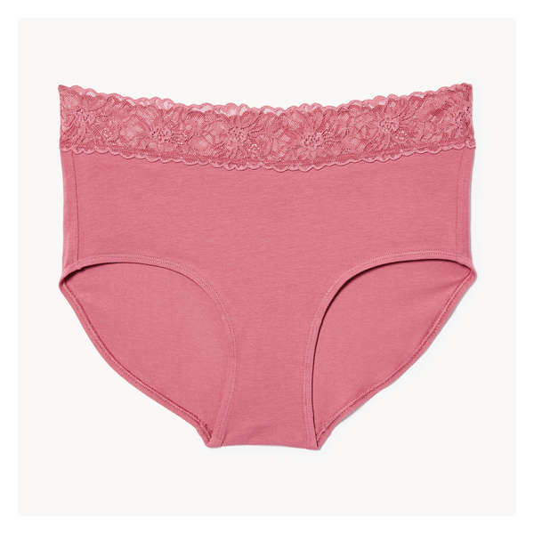 Lace Brief - Rose