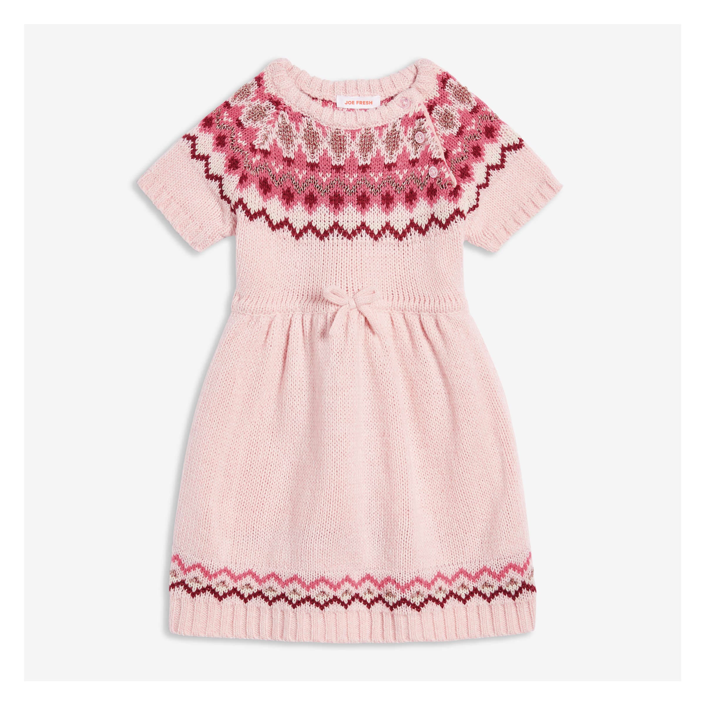 baby girl white sweater dress