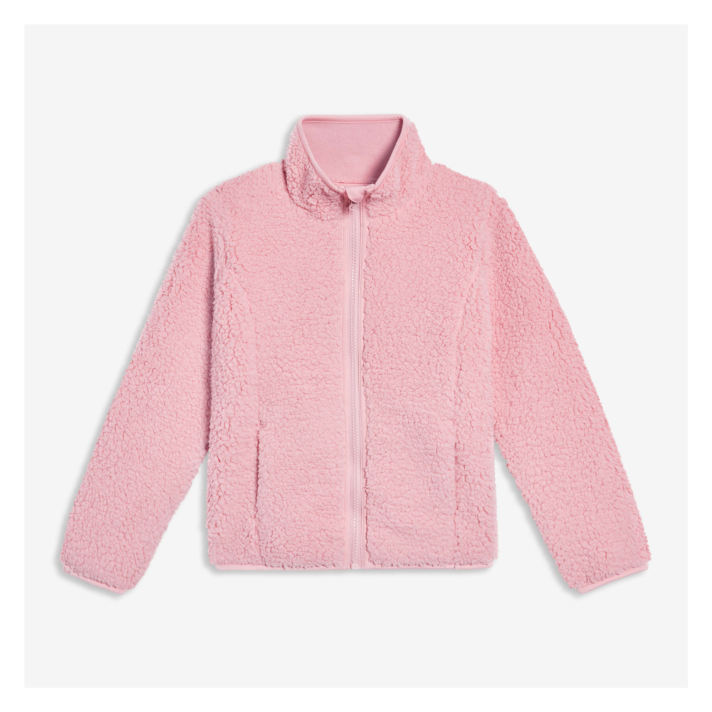 pink sherpa jacket