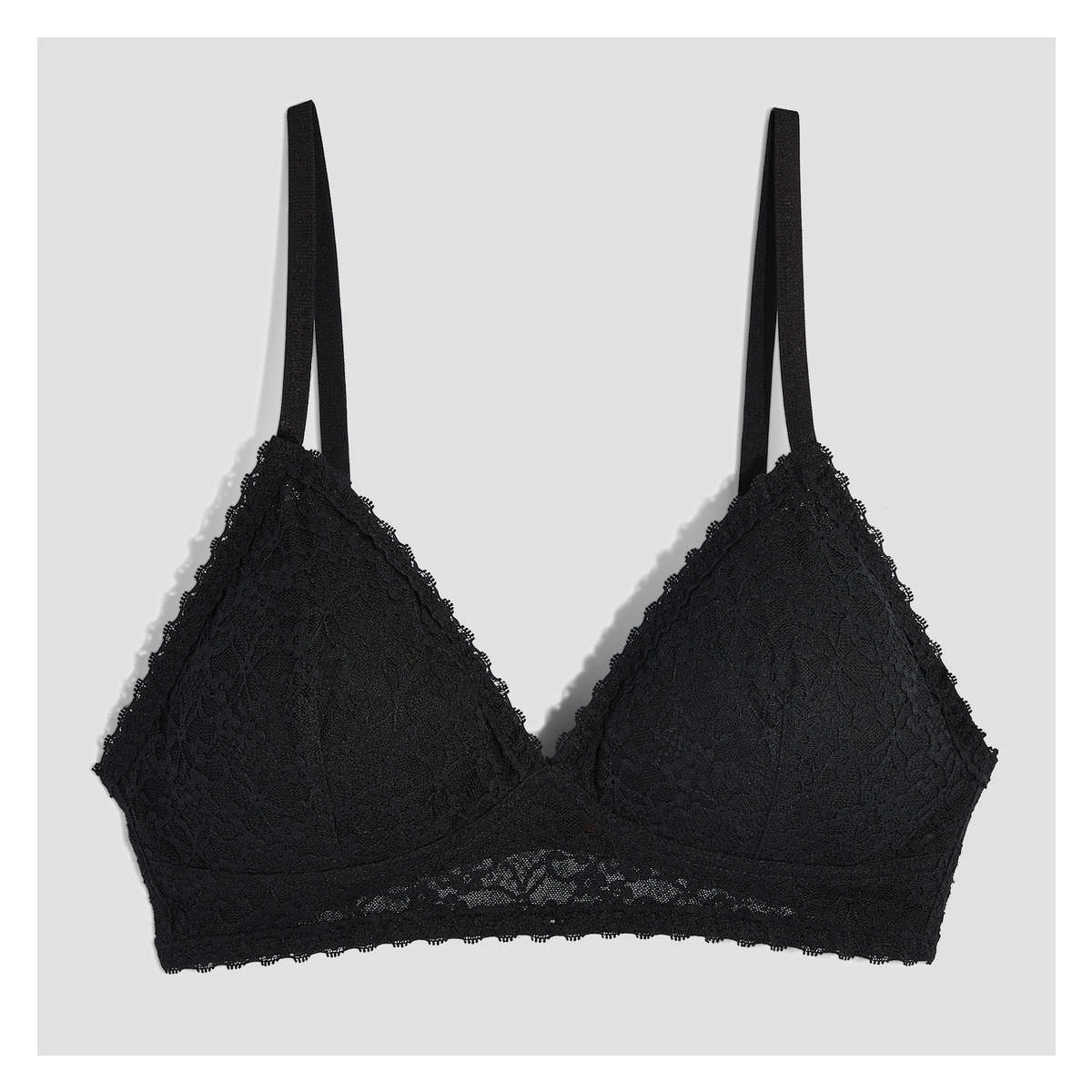 Women Sexy Lingerie Eyelash Floral Lace Bralette Crop Tops Black S at   Women's Clothing store