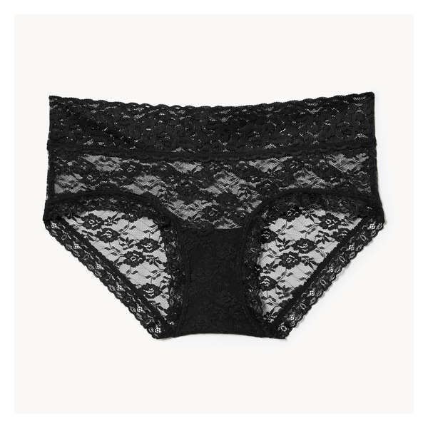 Lace Boyshort - JF Black
