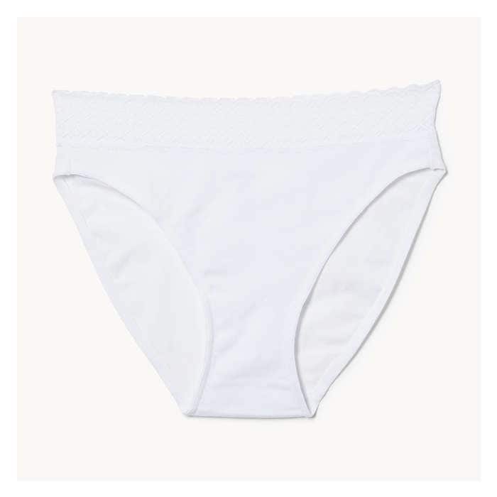 Women's Cotton Lace High-Cut Briefs