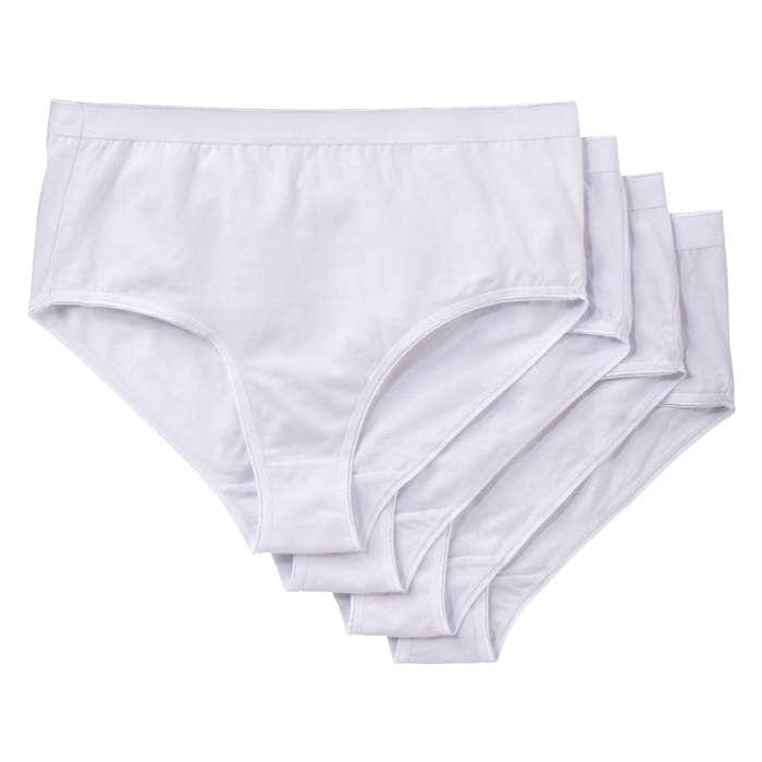 Women's 4-Pack Briefs - White