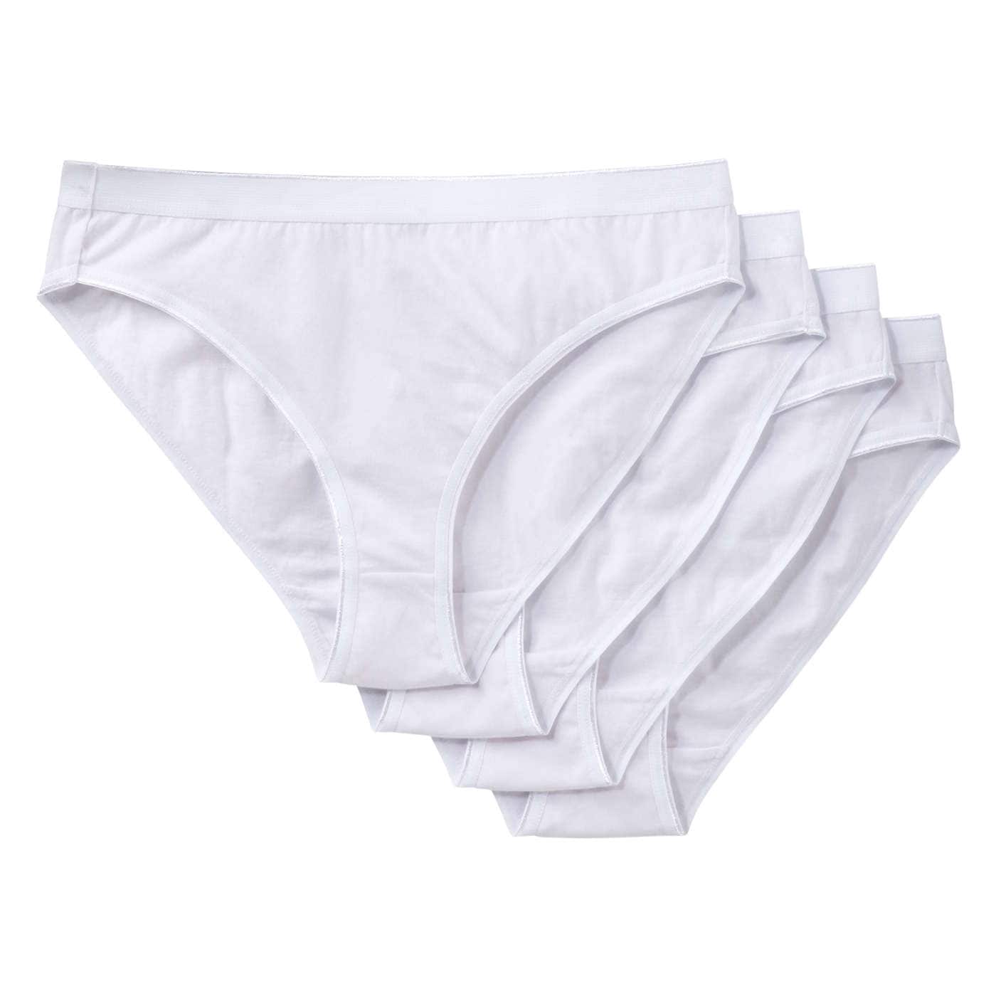 Soma Travelers High Leg Brief Underwear, White/Ivory, size S