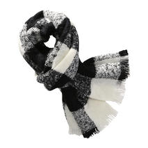 Joe Fresh | Frayed Windowpane Scarf | Nordstrom Rack