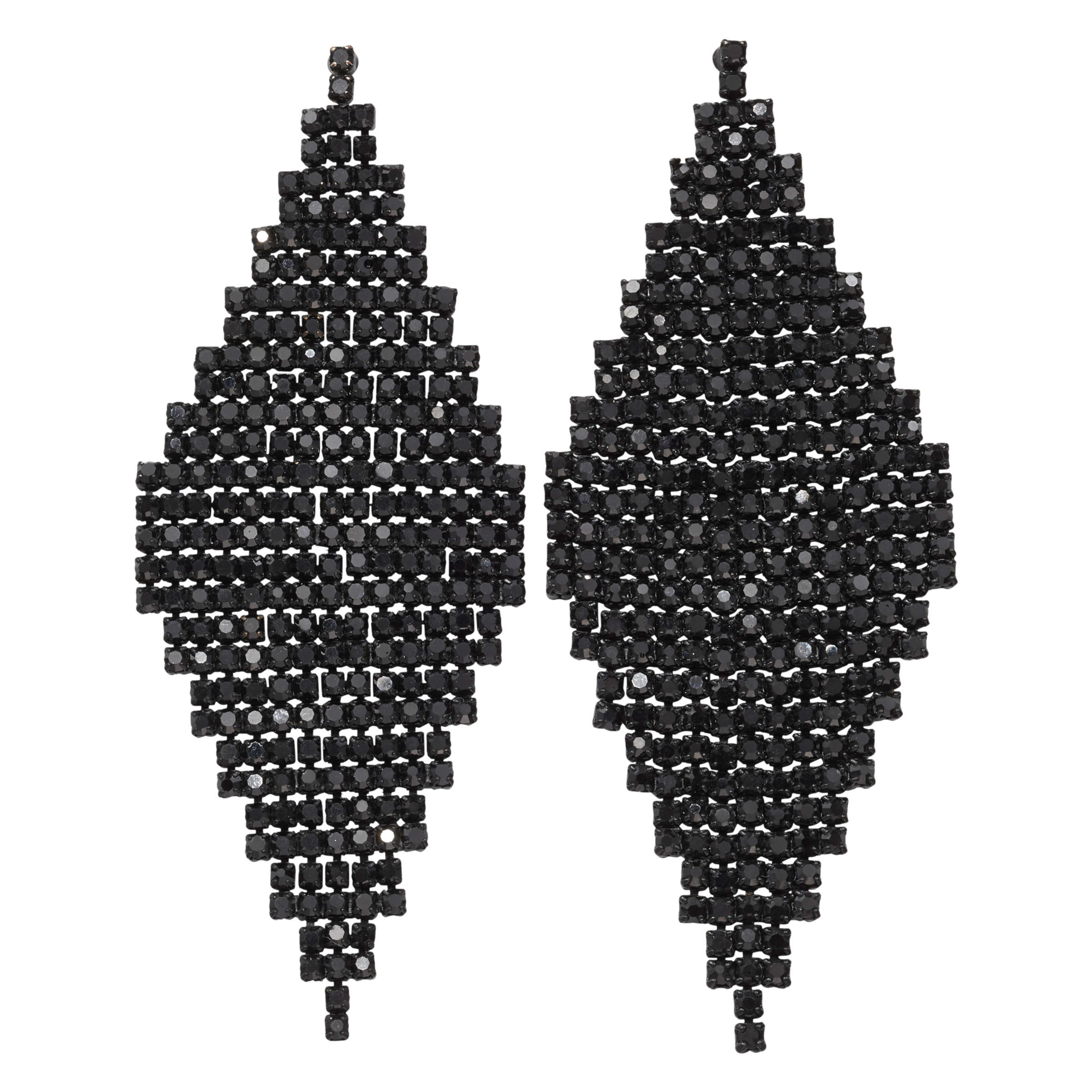Black Chandelier Earrings In Jet From Joe Fresh Out Of Stock Black Chandelier Earrings