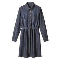 Denim Shirt Dress in Dark Wash from Joe Fresh