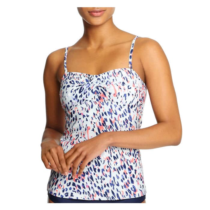 Twist Tankini Top in Light Pink from Joe Fresh