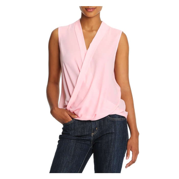 Wrap Tank in Light Pink from Joe Fresh