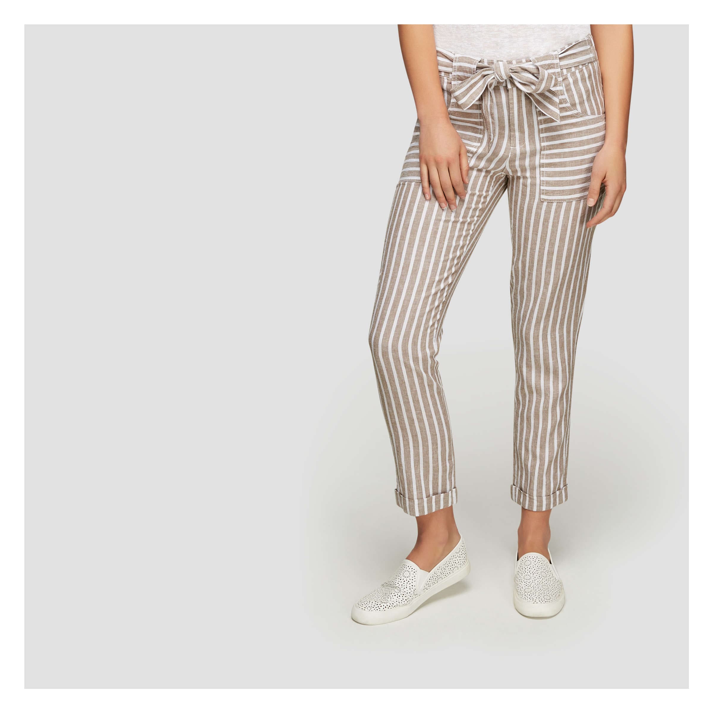 cargo pants with stripe