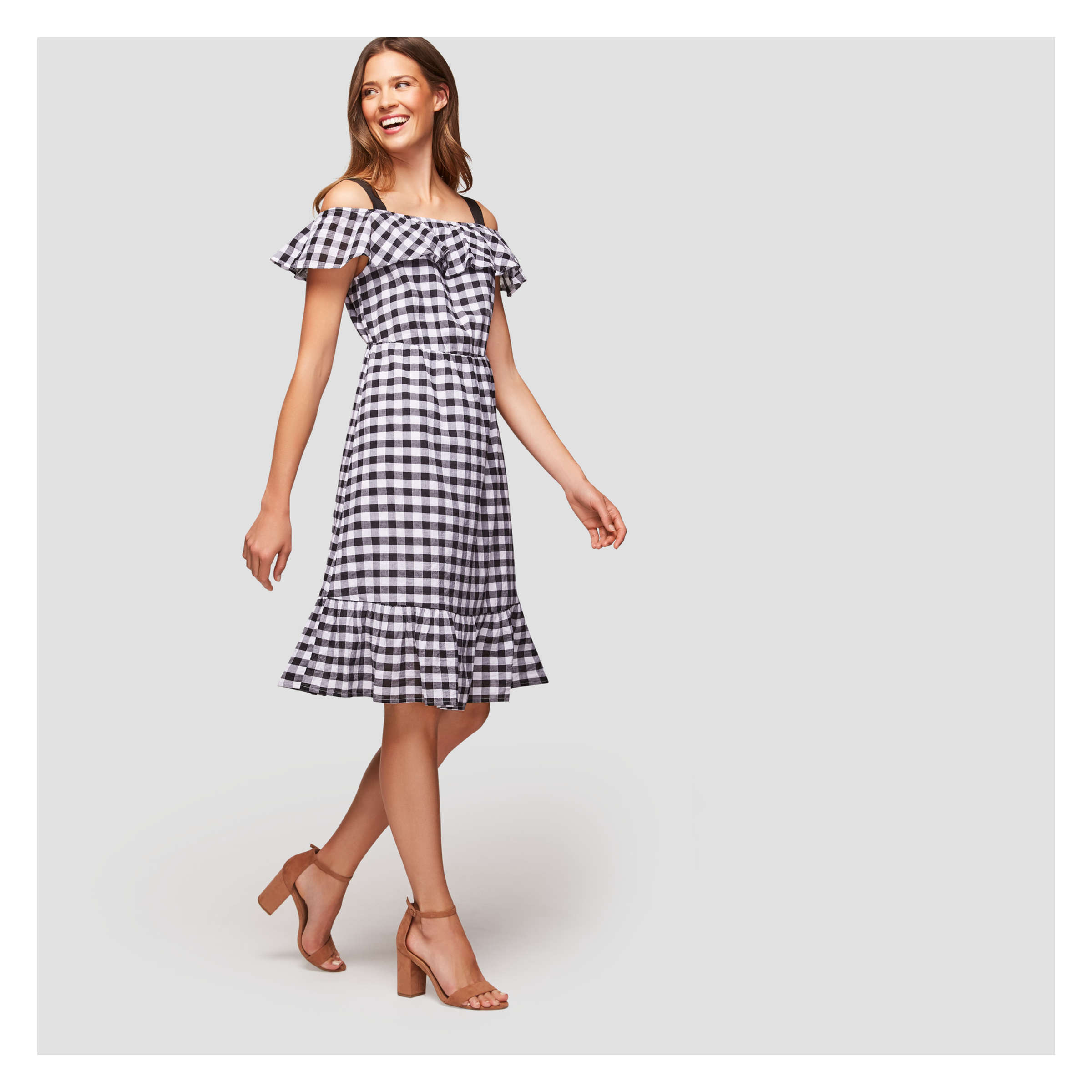 gingham sundress