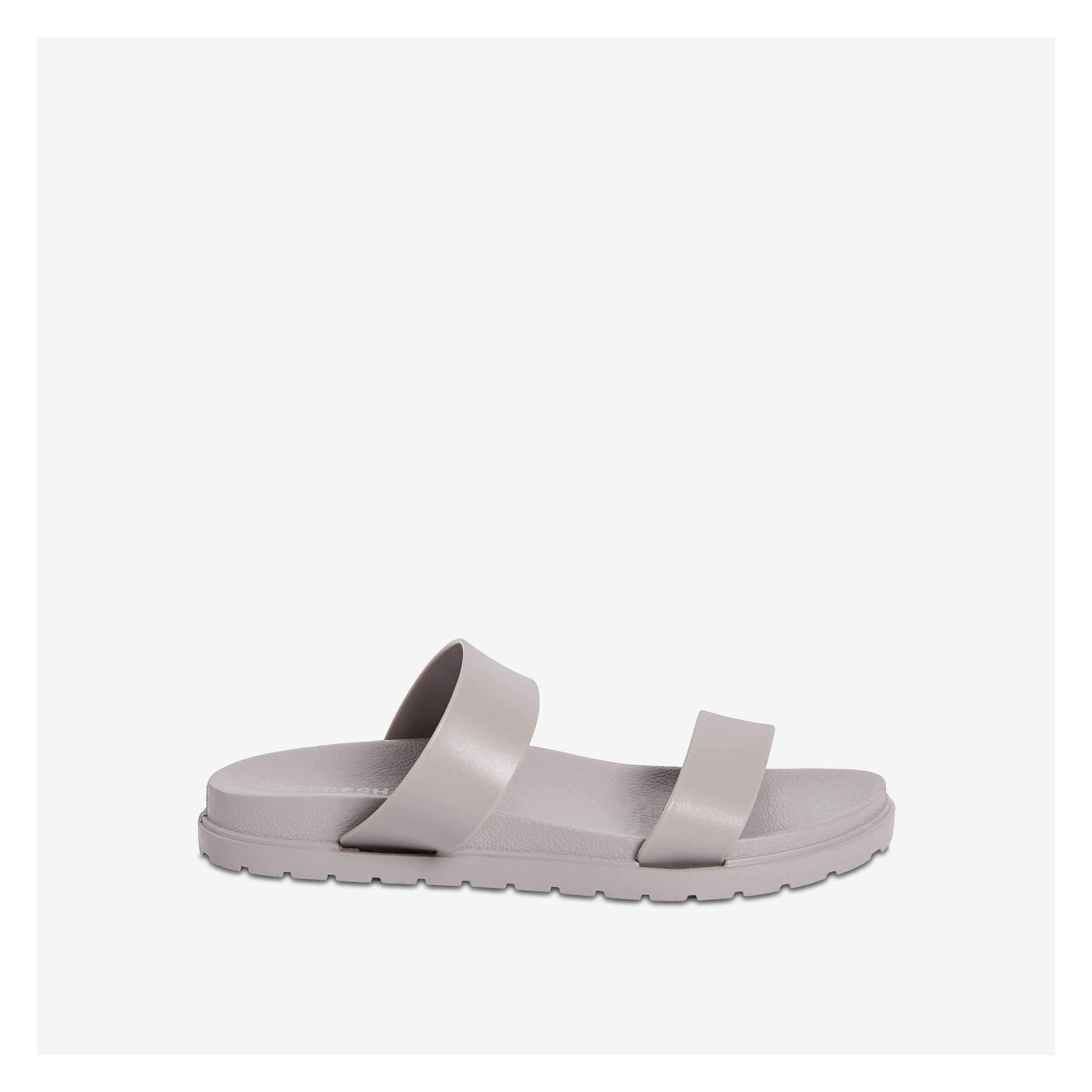 Jelly Sandals In Grey From Joe Fresh