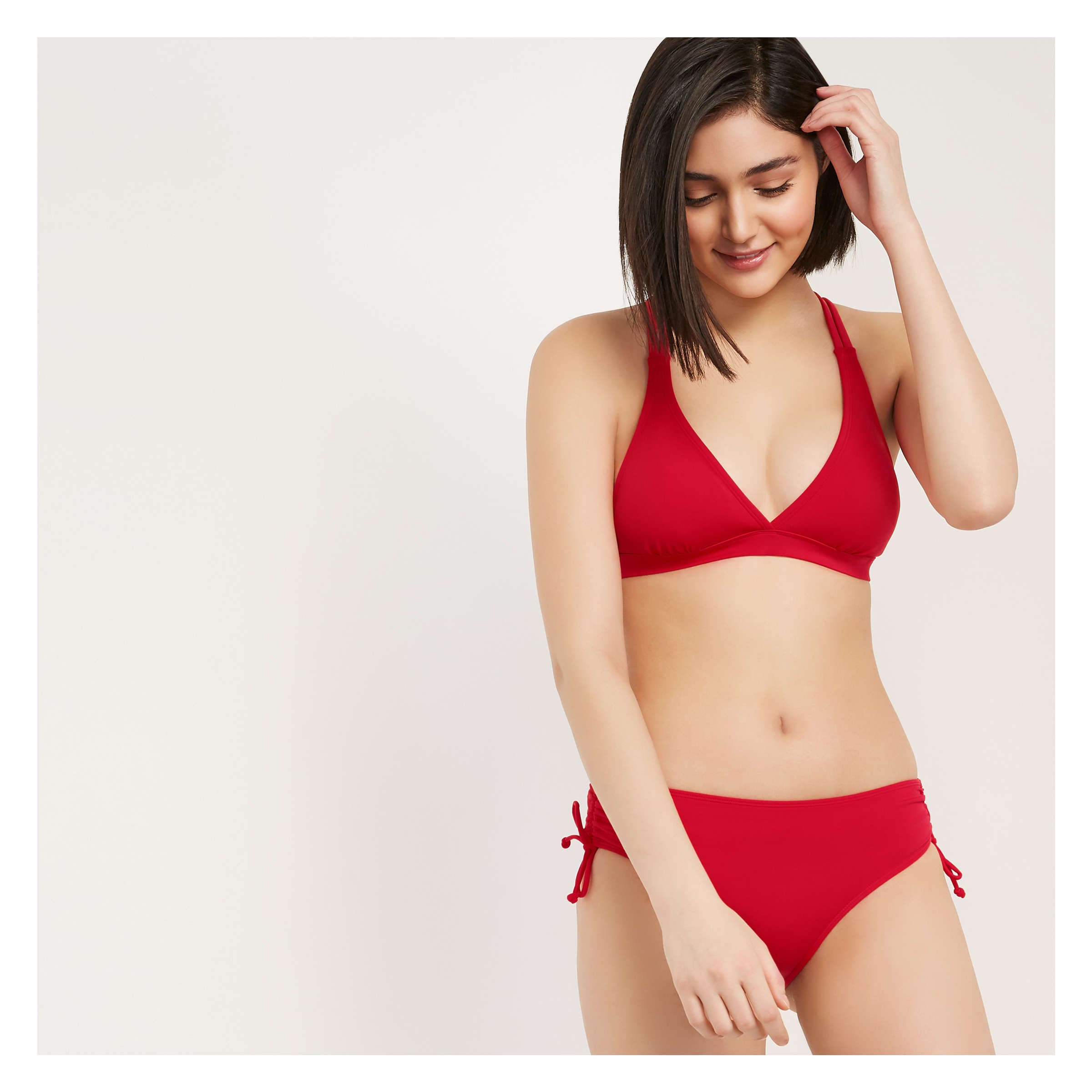 Bikini Swim Top in Red from Joe Fresh