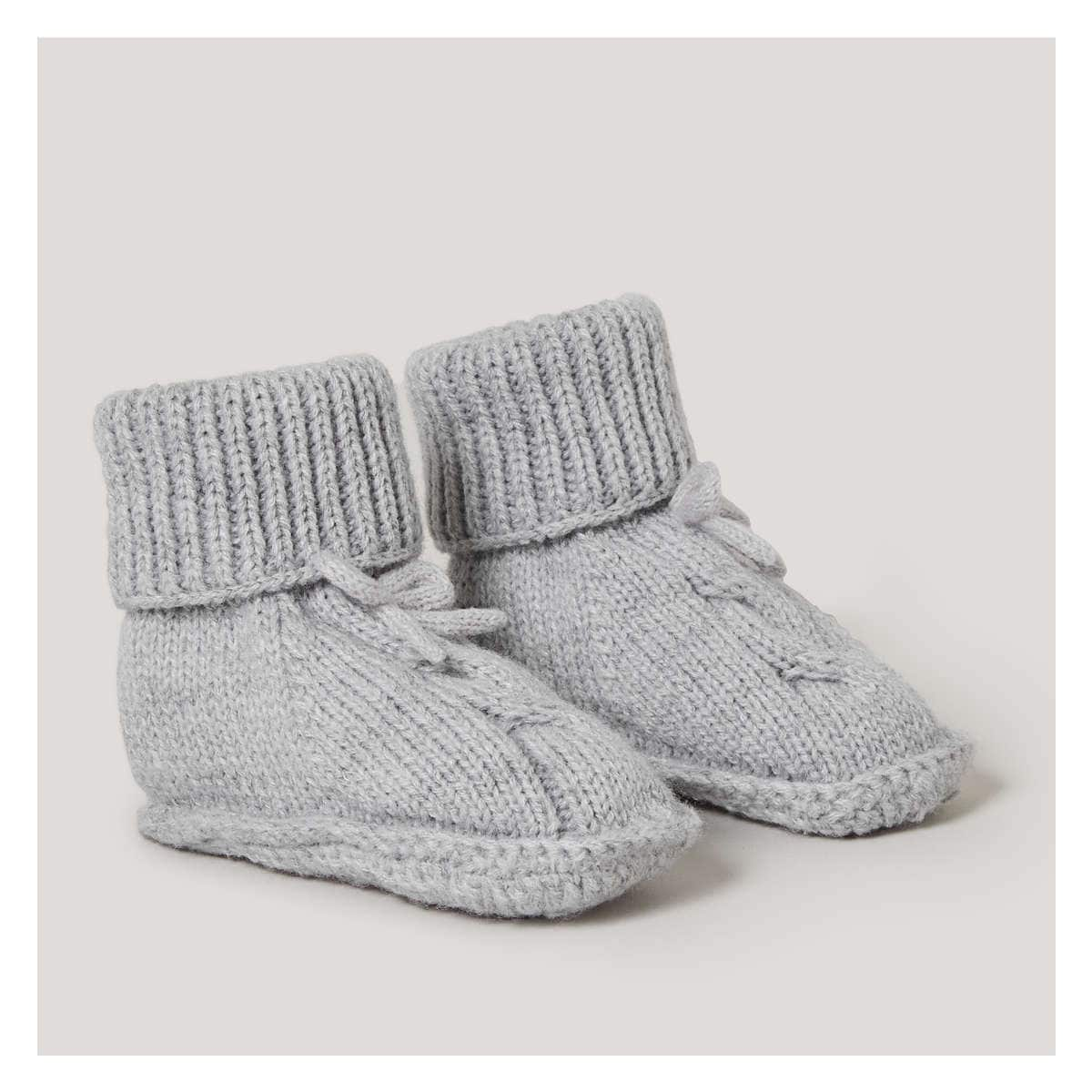 Baby Boys Bootie Slippers Grey Size 3 from Joe Fresh