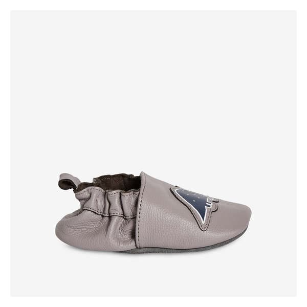 Baby Boys' Leather Shoes - Grey