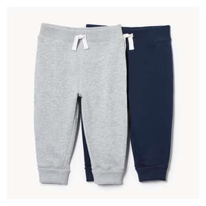 Baby Boys' 2 Pack Fleece Jogger - Light Grey Mix