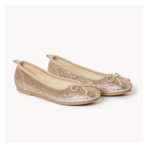 Kid Girls' Ballet Flats - Light Gold