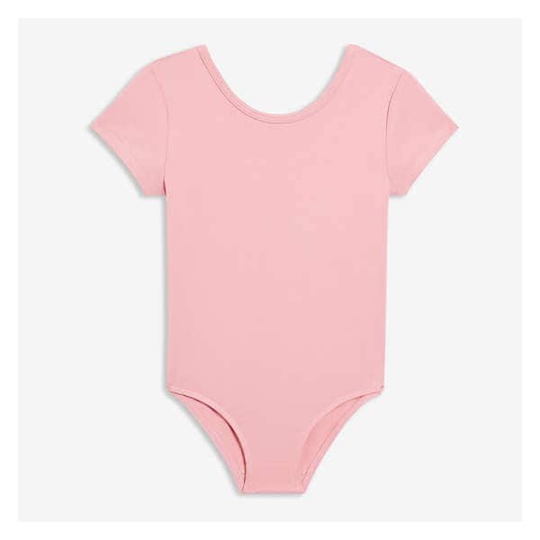 Toddler Girls' Short Sleeve Active Bodysuit - JF Perennial Pink