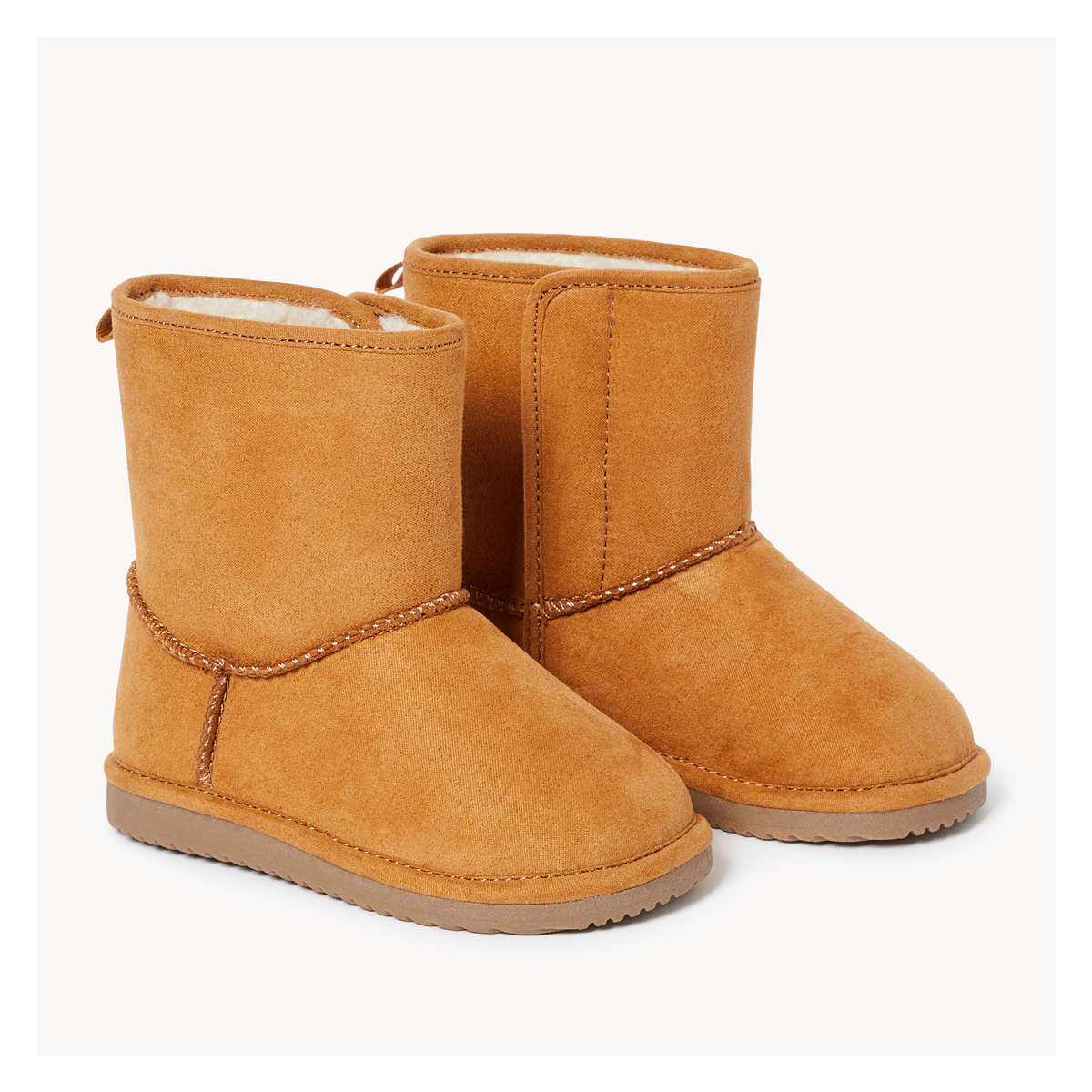 Toddler Girls Cozy Boots in Brown from Joe Fresh