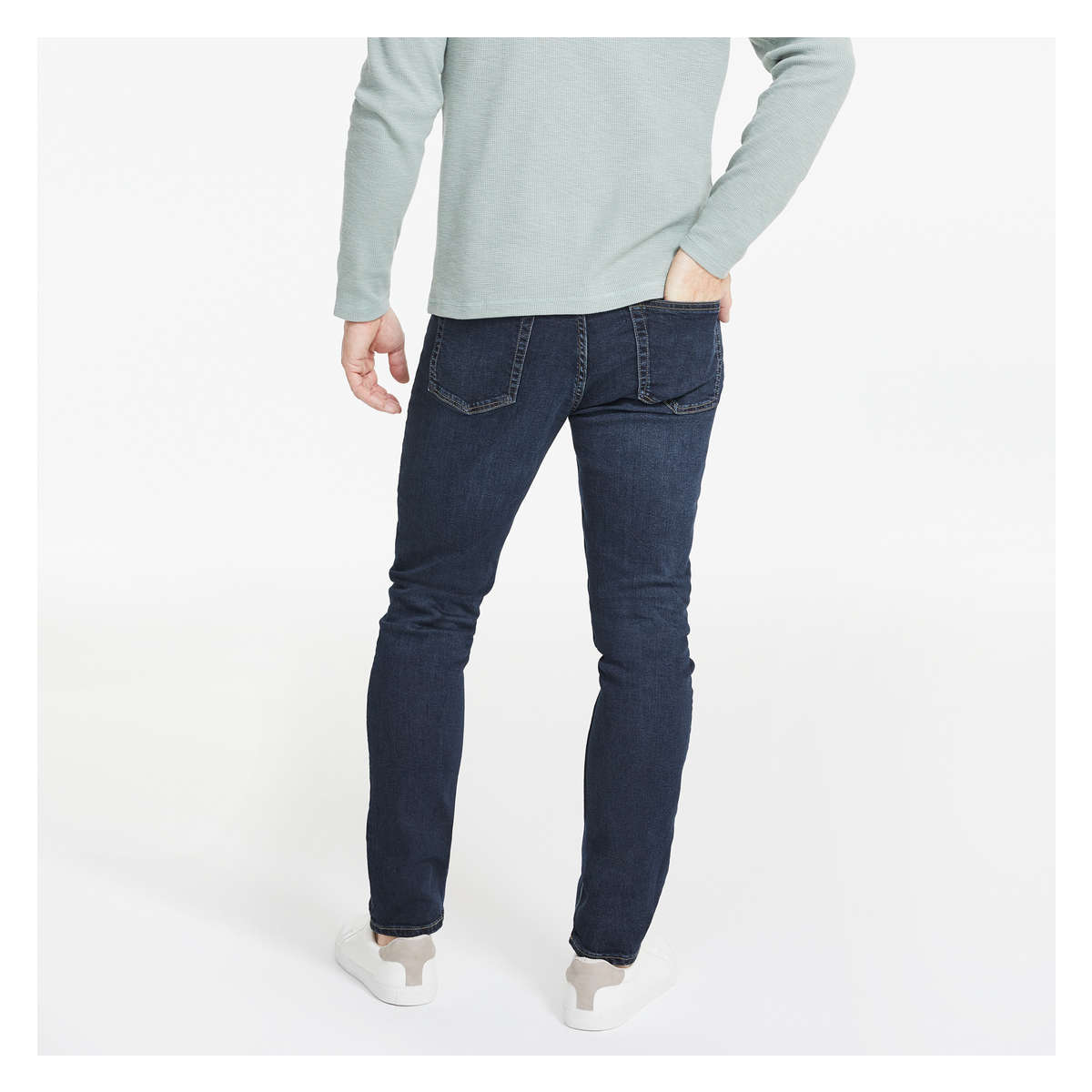 Men's Medium Wash Slim-Fit Jeans in Dark Wash from Joe Fresh
