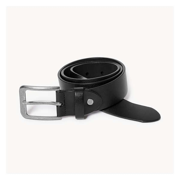 Men's Casual Leather Belt - Black