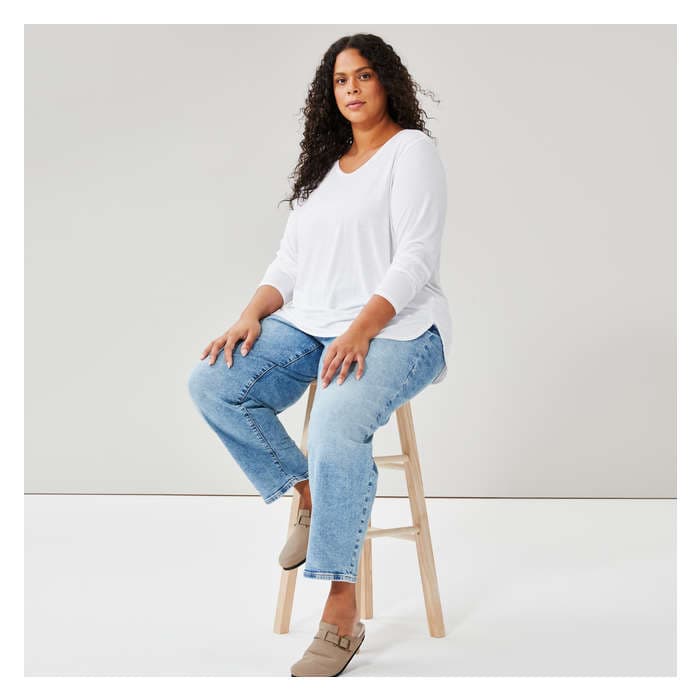 Women+ Relaxed-Fit Long Sleeve