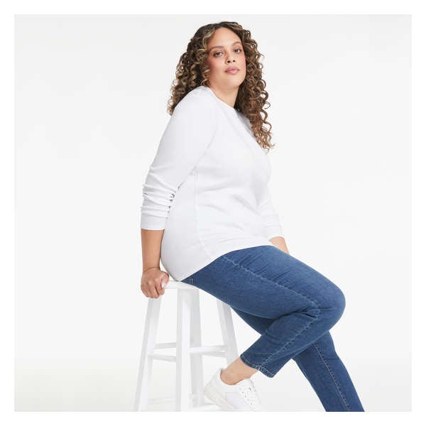 Women+ Organic Cotton Long Sleeve - White