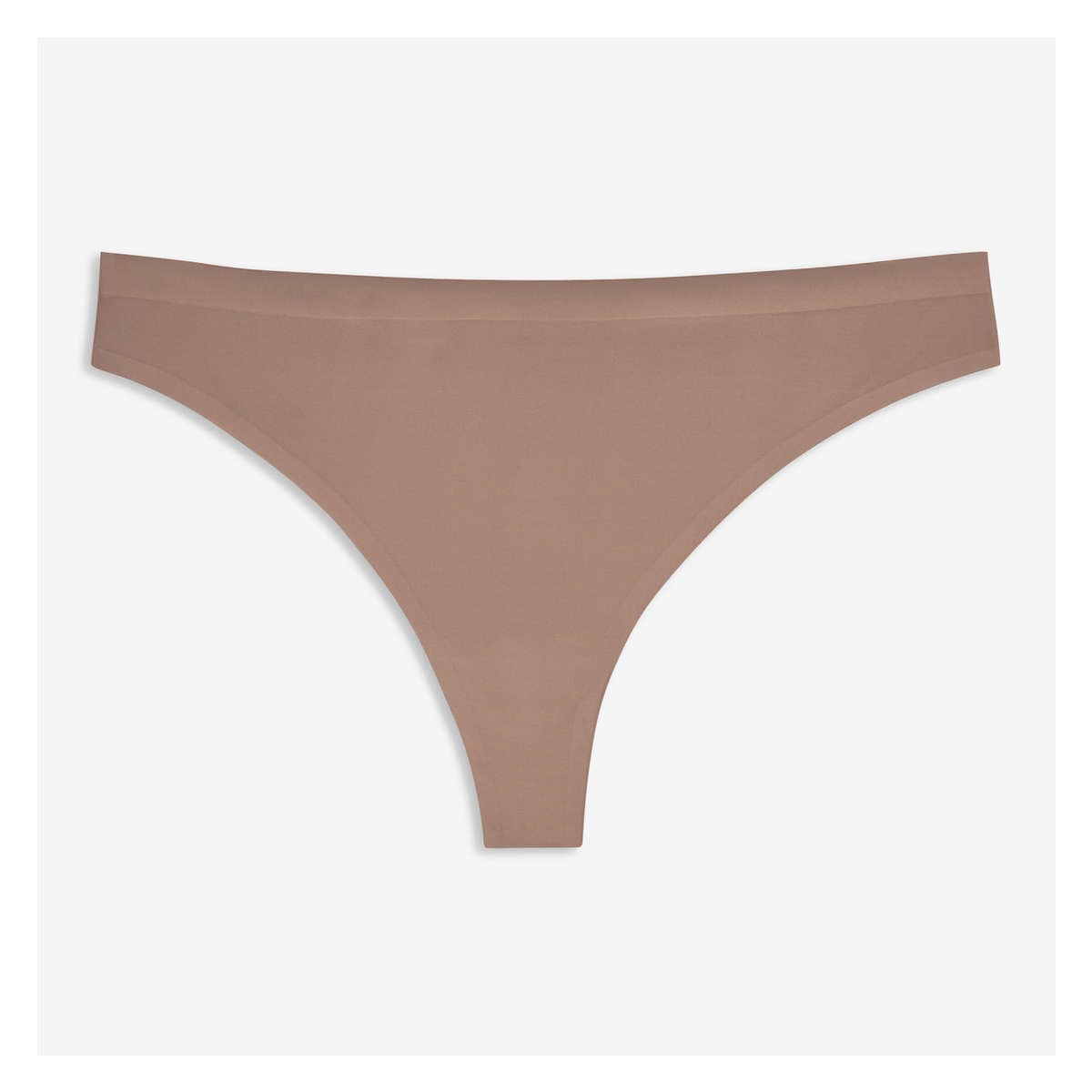 Women+ Bonded Thong in Stone from Joe Fresh