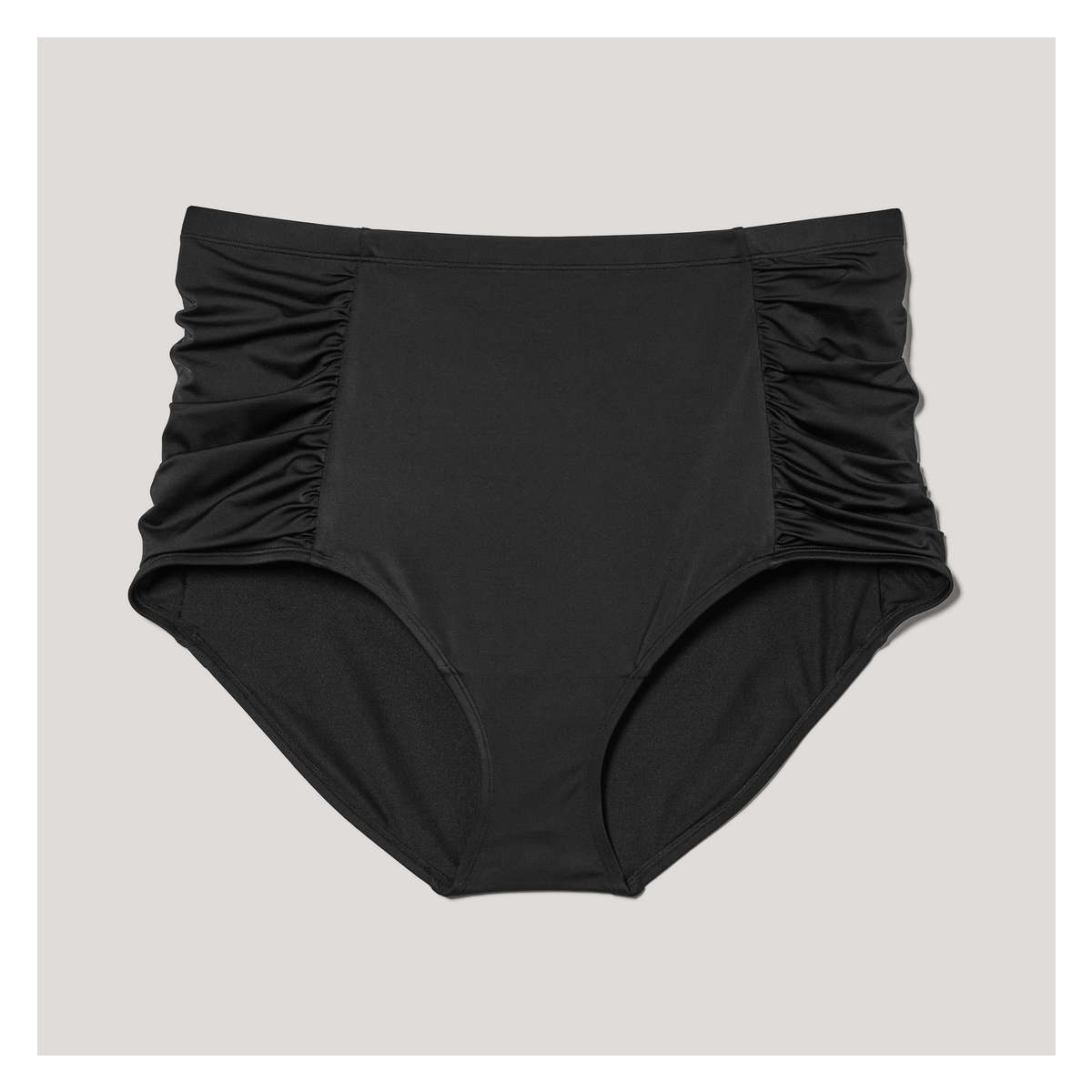 Mossimo Womens Strappy High Waist Bikini Swim Bottom Black XL