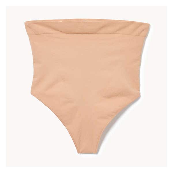 Women+ Seamless Shaping High Waist Thong - Desert Sand