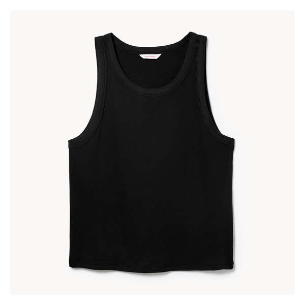 Women+ Rib Tank - JF Black
