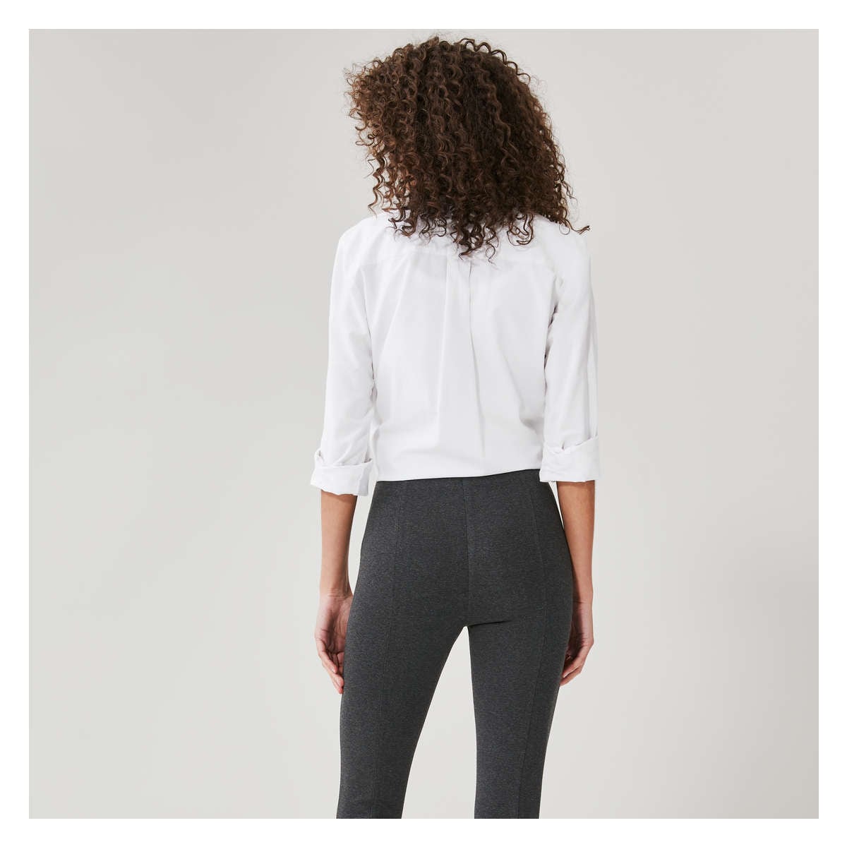 Grey Legging with waist and side pockets for running- Banana Fighter