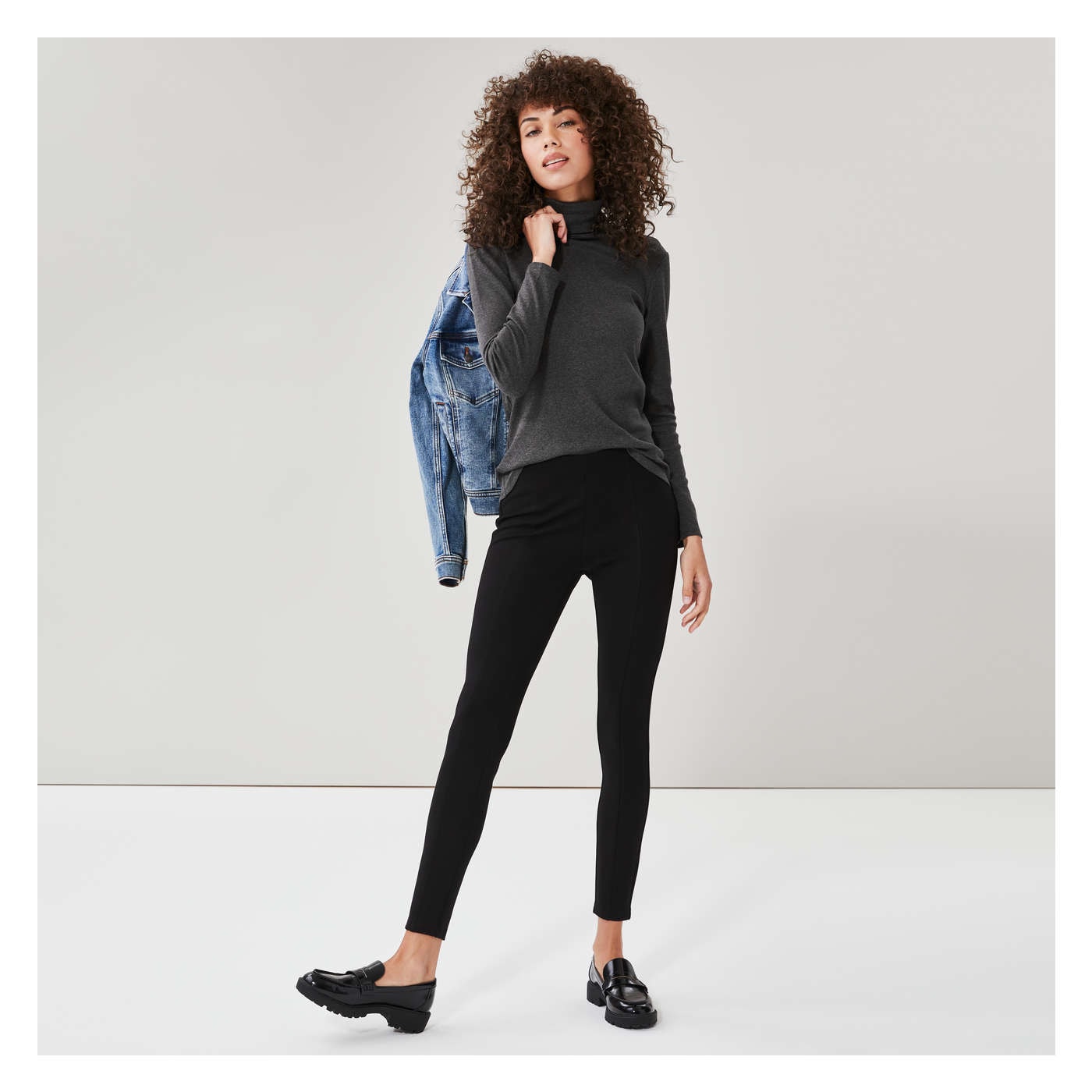 The Row Woolworth Stretch-ponte Leggings - Black - ShopStyle